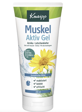 德国直邮 Kneipp Muskel Aktiv Gel天然松树油按摩凝胶 舒缓肌肉