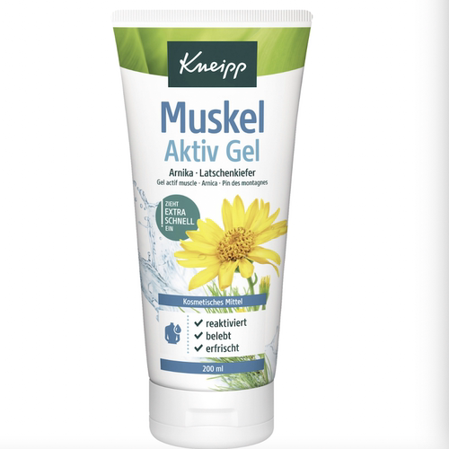 德国直邮 Kneipp Muskel Aktiv Gel天然松树油按摩凝胶 舒缓肌肉