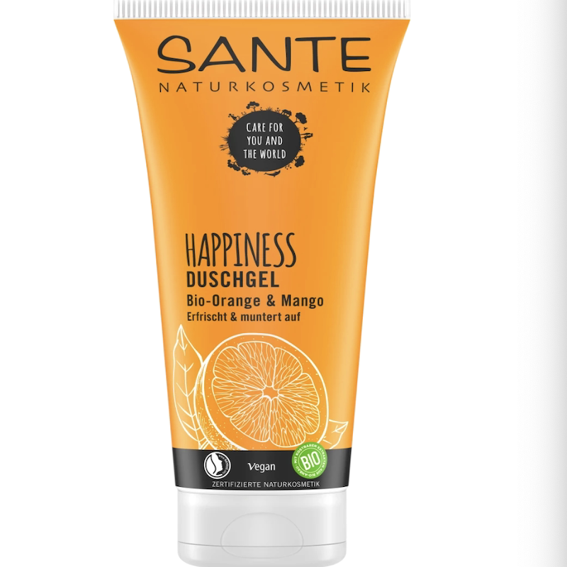 德国直邮 sante有机沐浴露温和椰子油柠檬青柠杏仁油芦荟芒果薄荷