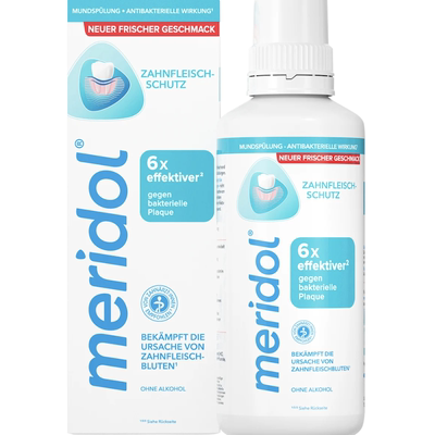 德国药房直邮 Meridol成人漱口水防蛀牙龈牙周护理 牙医推荐400ml