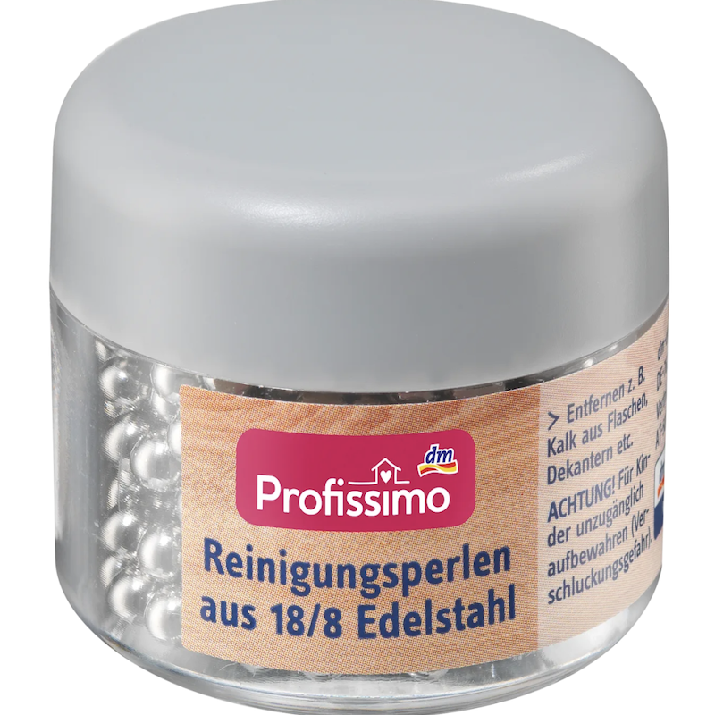 德国直邮Profissimo 18/8不锈钢清洁滚珠 清洁污垢 茶垢水垢奶垢