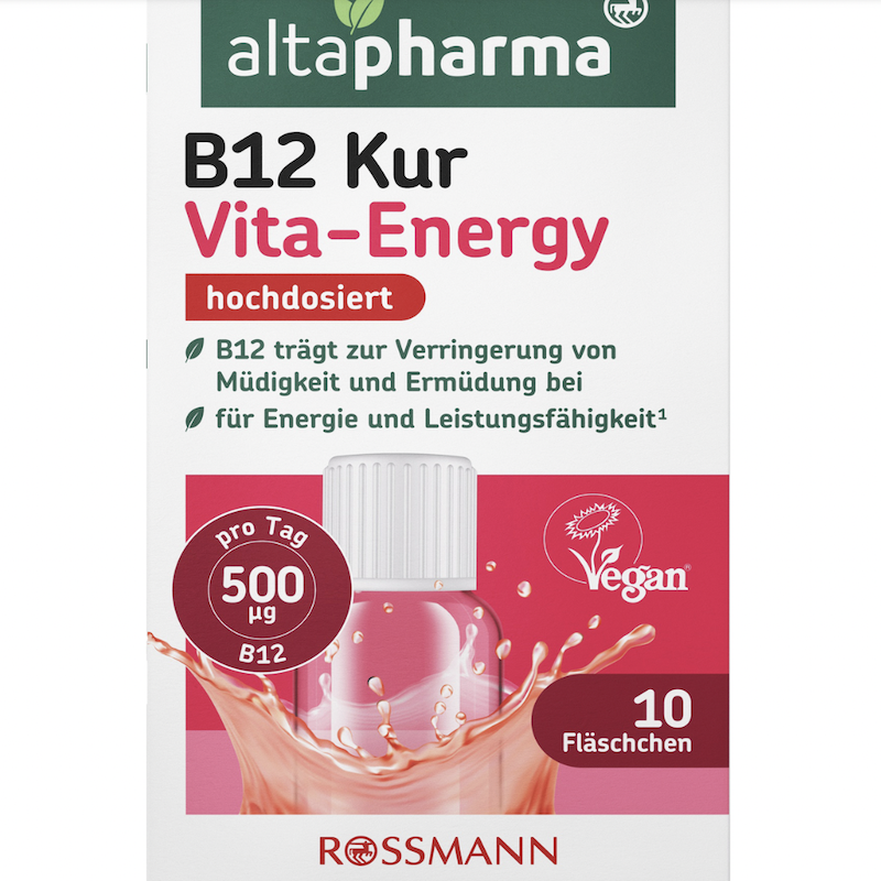 德国直邮 altapharma Vitamin B12 维生素B族60片 氨基酸 营养液