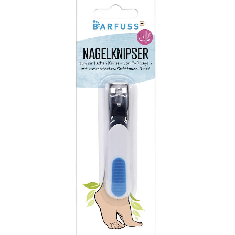 德国muller超市直邮 BARFUSS足部指甲刀剪 人体工程学 防滑手柄