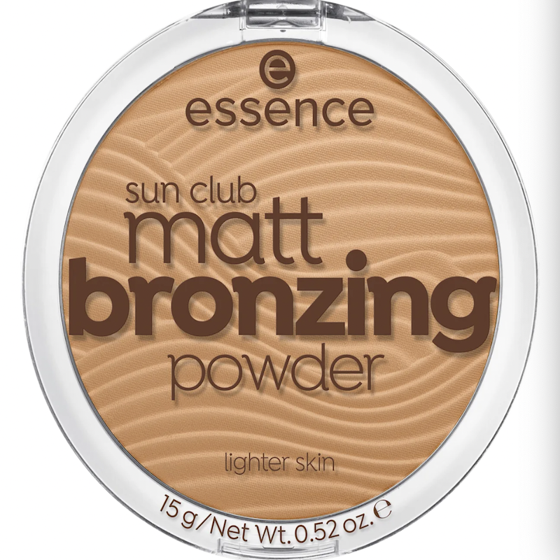 德国直邮essence Sun Club Matt Bronzing哑光古铜修容阴影粉饼盘