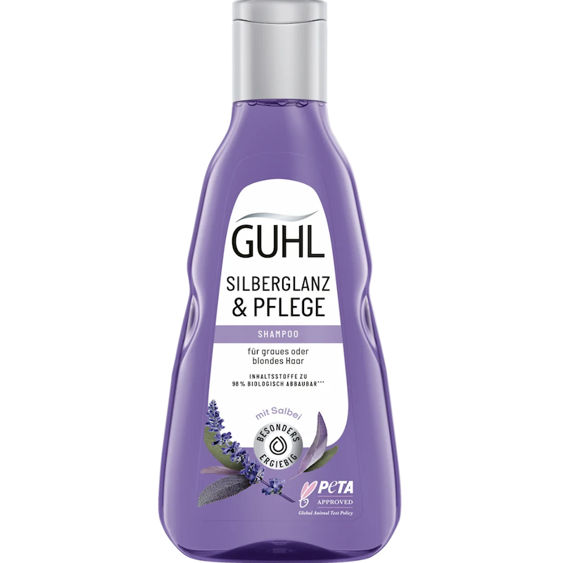 德国直邮 Guhl鼠尾草洗发水 银发白发中老年人专业护发250ml