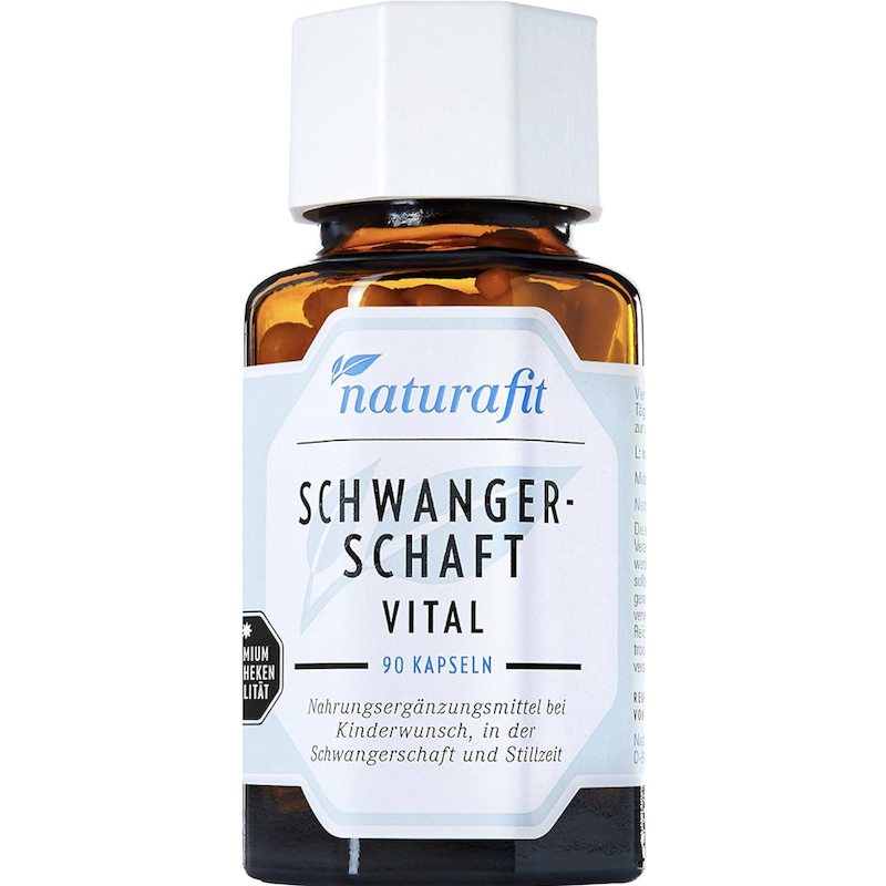 德国直邮 naturafit Schwangerschaft Vital准妈妈维生素叶酸胶囊