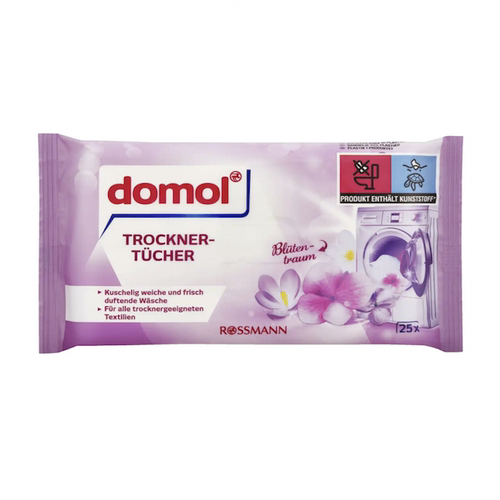 德国直邮 Domol香衣片烘干机使用干衣片 防静电 除皱净味留香柔顺