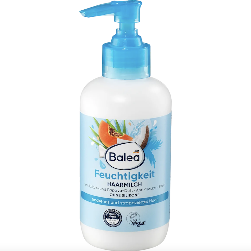 德国直邮 Balea芭乐雅木瓜椰子护发精华乳 修护受损光泽柔顺200ml