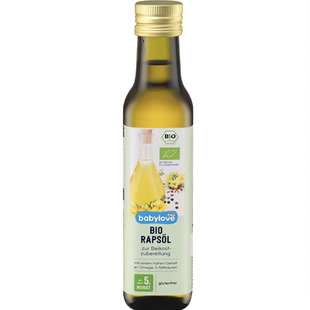 德国直邮 babylove有机食用油天然菜籽油 宝宝辅食爆炒凉拌5个月+