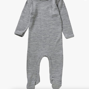 德国直邮 Engel 婴儿连体服 美利奴羊毛桑蚕丝睡袋 连身衣