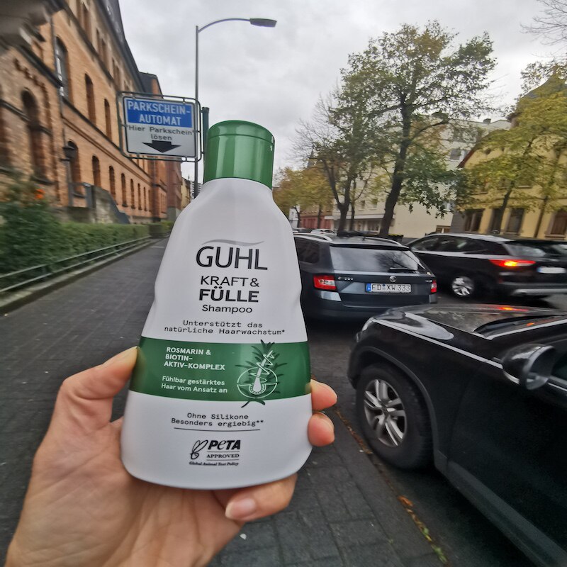 德国直邮Guhl天然迷迭香生物素洗发水 强韧固发丰盈 无硅油 250ml