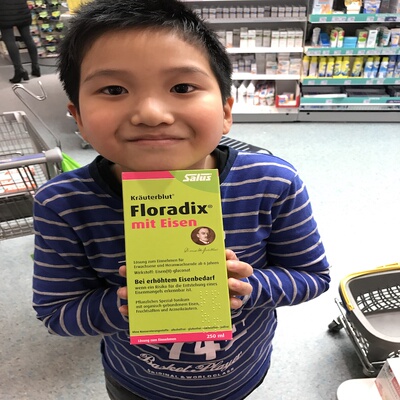 德国药房直邮 Salus Floradix铁元素红绿铁片 补铁叶酸 准新妈吗