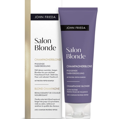 德国直邮 John Frieda沙龙级蛋白肽护发精华液 染后强韧修护受损