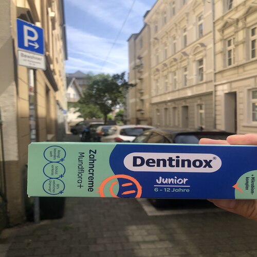 德国直邮Dentinox婴儿儿童含氟牙膏 植物防蛀护龈再矿化 0-6-12岁