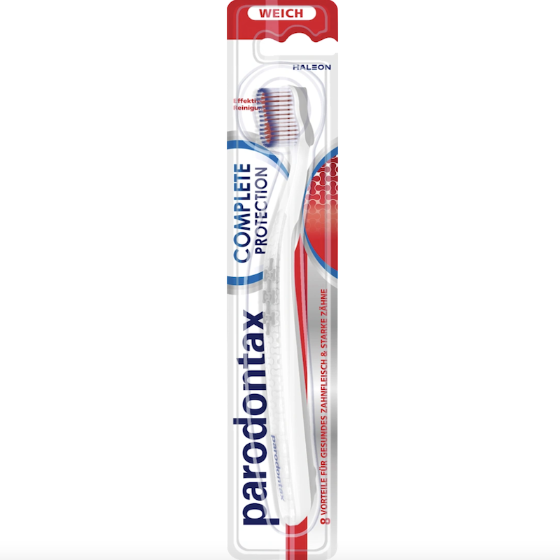 德国直邮 parodontax 全效软毛牙刷 温和呵护牙釉质牙龈 舌头清洁