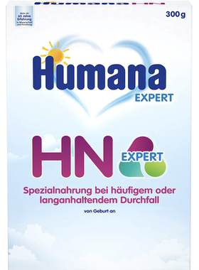 德国直邮 Humana HN Expert 婴幼儿宝宝配方奶粉 长期腹泻 300g