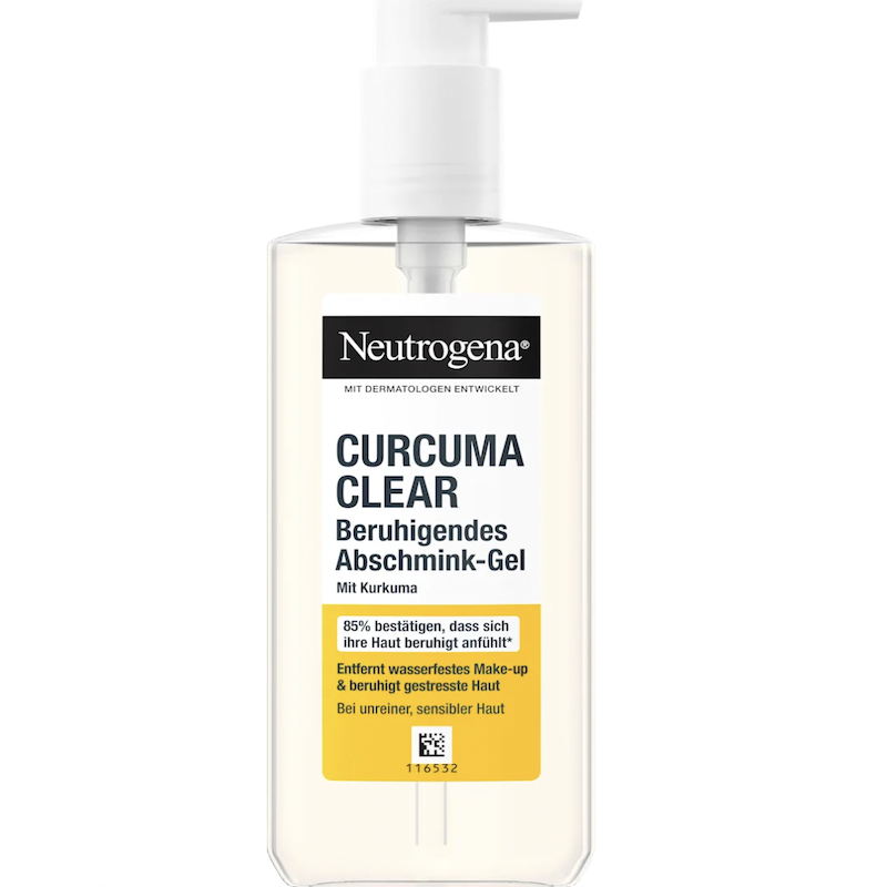 德国直邮 Neutrogena Curcuma Clear姜黄卸妆洁面凝胶反氧化舒缓