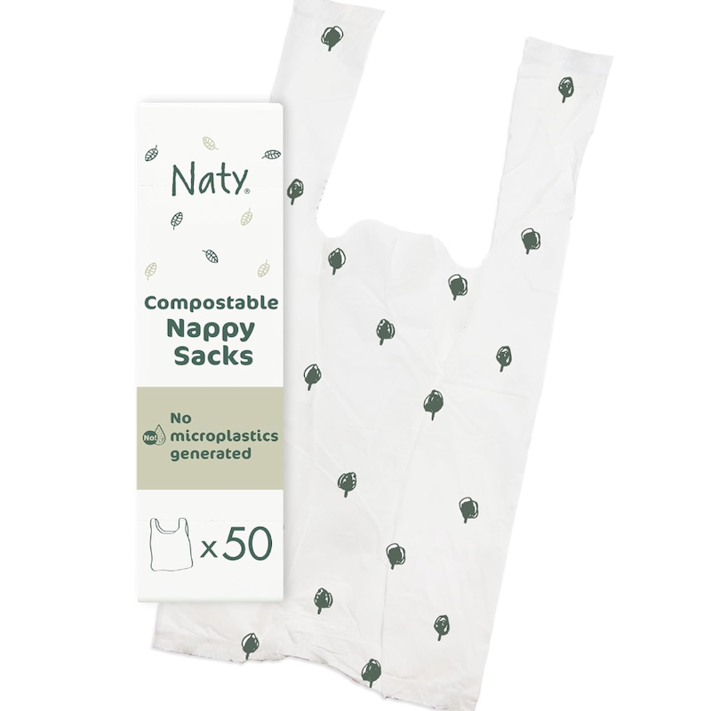 德国dm直邮 ECO by Naty婴儿尿不湿垃圾袋 收纳用过的尿片 纸尿裤