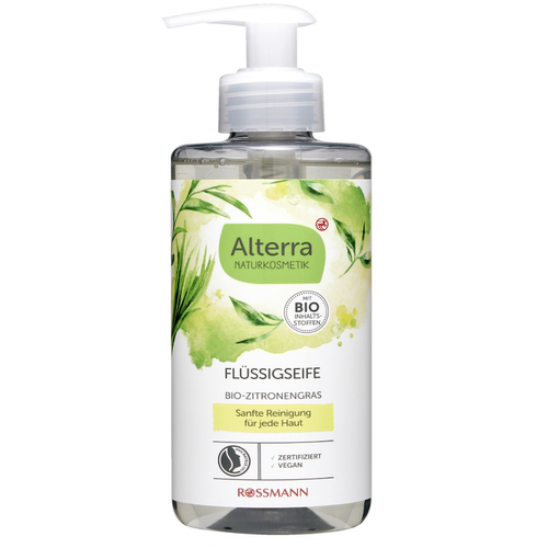 德国直邮 Alterra 柠檬草抑菌温和清洁保湿不假滑有机植物洗手液