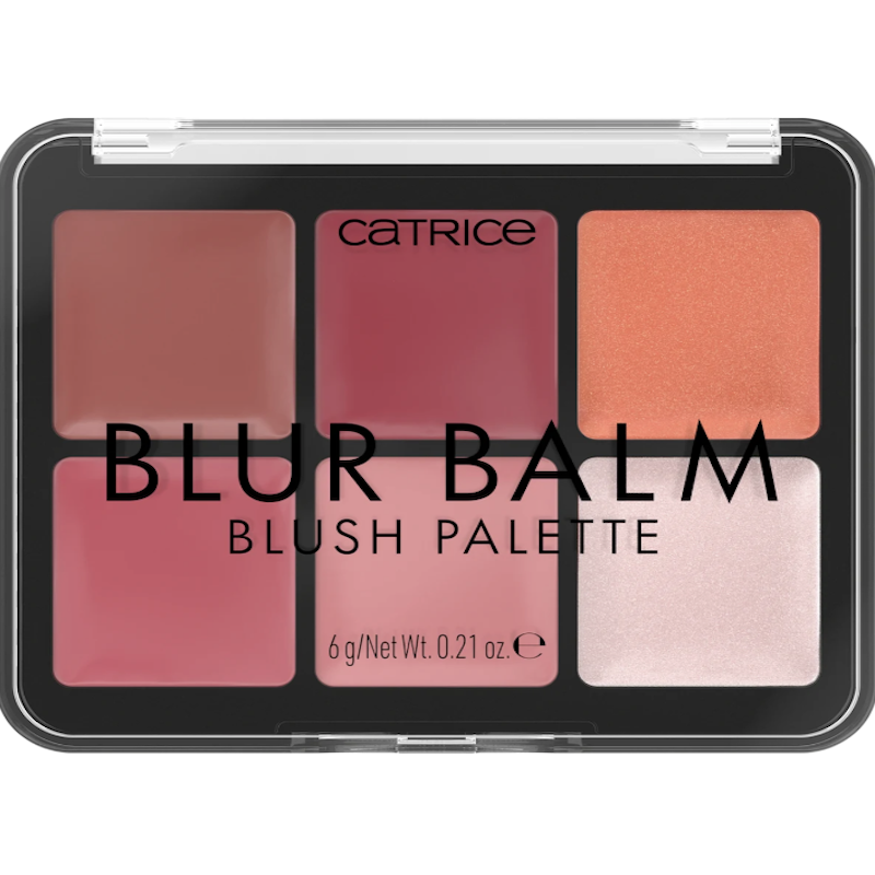 德国直邮CATRICE Blur Balm腮红高光粉盘 柔和自然持久妆效 6色盘