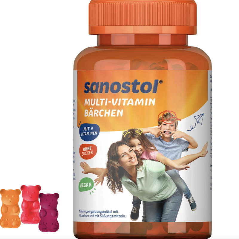 德国直邮 sanostol Multi-Vitamin儿童复合维生素软糖 维生素BCDE