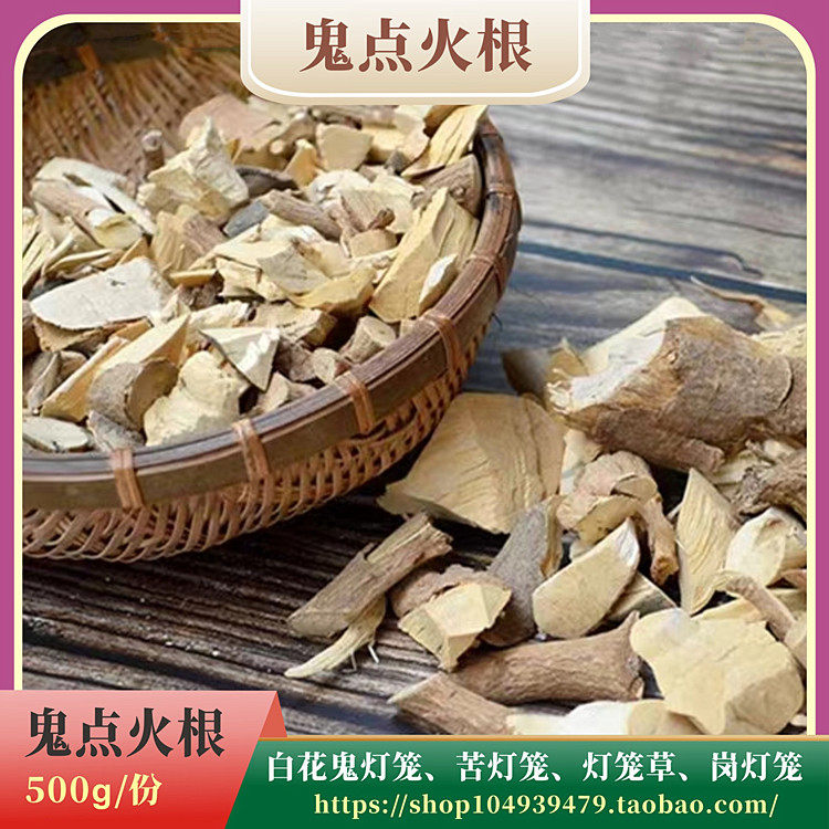 白花鬼点火根500g河源野生鬼灯笼农家山货无硫灯笼草苦灯笼中药材