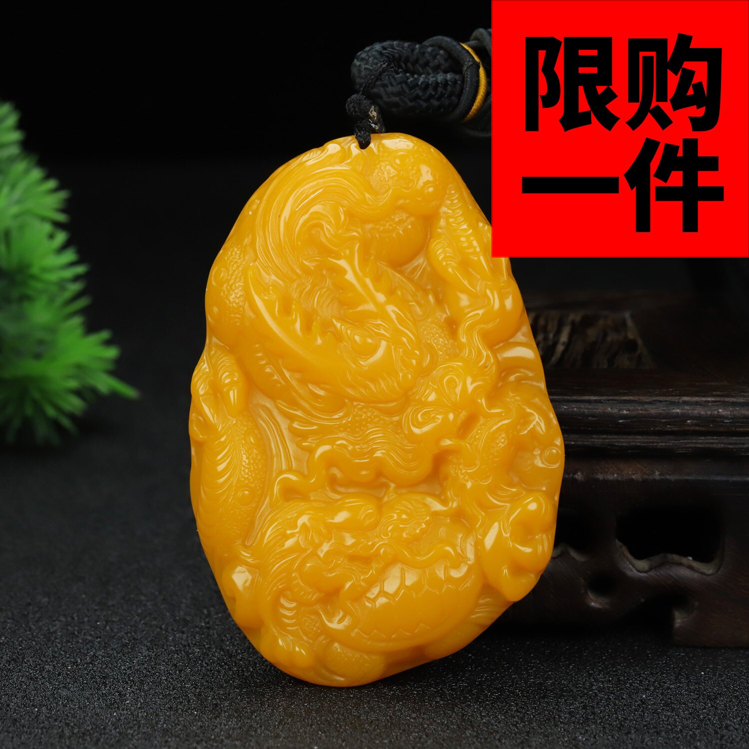 和田玉黄玉仿古龙龟手把件黄龙玉龙行天下把玩件吉祥瑞兽腰牌男女