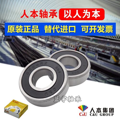 人本轴承C&U6200 6201 6202 6203 6204 6205 6206 6207-2RZ 608Z