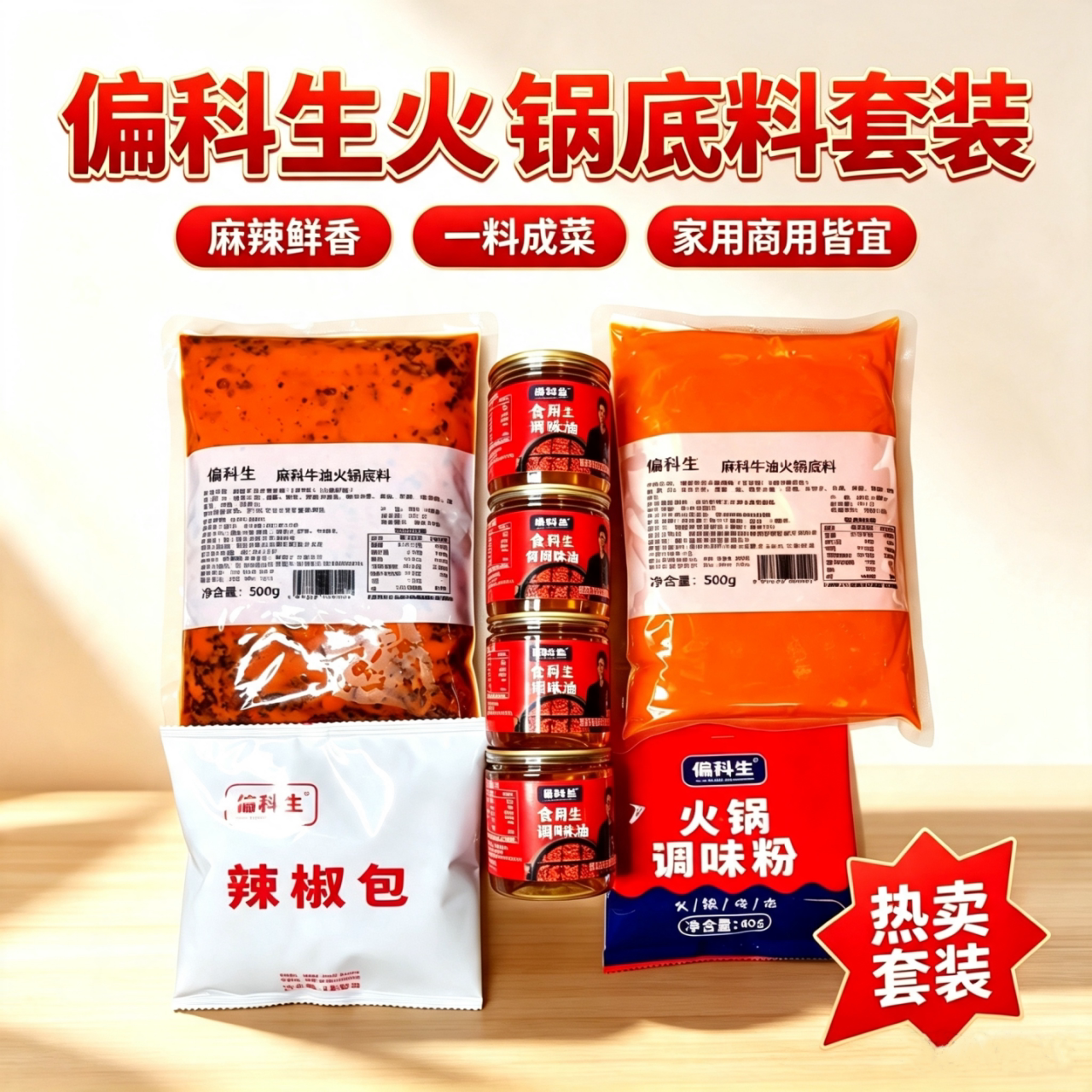 【正品速发】偏科生火锅底料