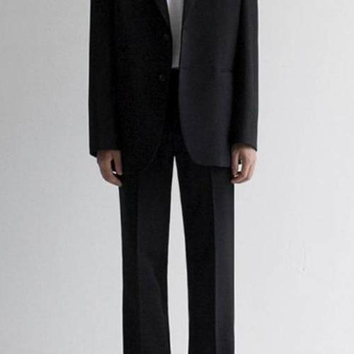 黑色休闲西装外套春秋商务小西服