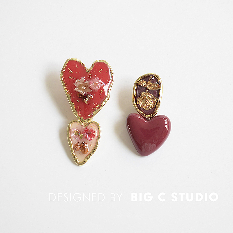 发夹侧边刘海夹小滴釉鸭嘴夹