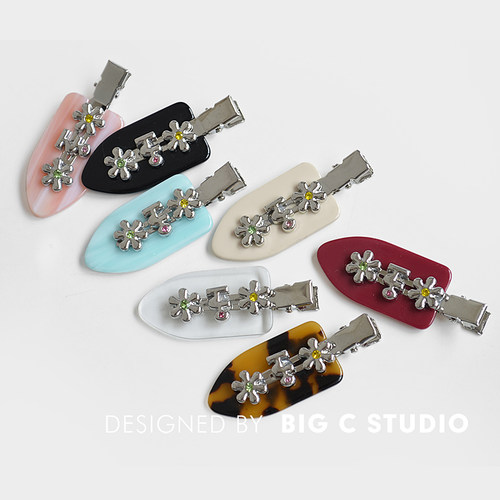 ins无痕发夹高级感侧边刘海夹