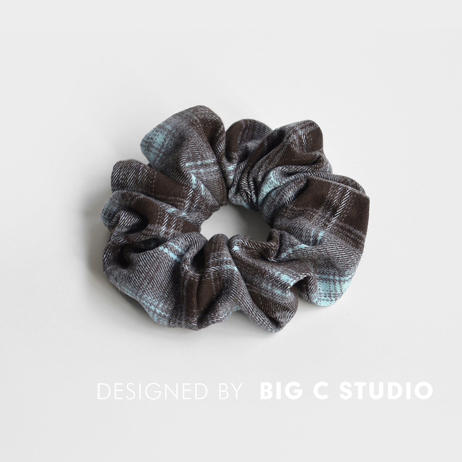 韩系复古学院风格纹大肠发圈