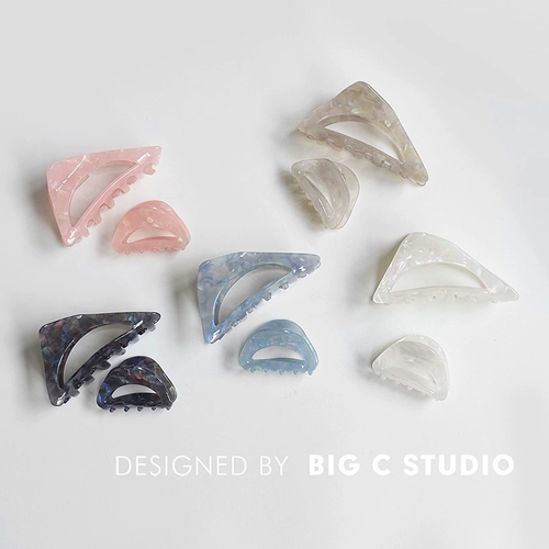 Брендовая акула, универсальная заколка-крабик, изысканная челка, популярно в интернете