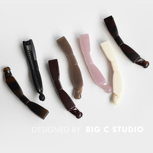 高马尾蓬松显发量香蕉夹竖夹