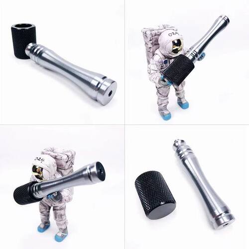 便携个性男人SMOKING PIPE 创意方便清理金属烟斗烟杆 烟具