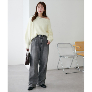 高腰直筒做旧百搭宽松牛仔裤 日单DC纯原2025秋新品 复古经典