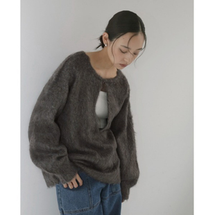 日单贵牌HE11EM纯原2025秋冬新品 针织毛衣 休闲宽松大领泡泡袖