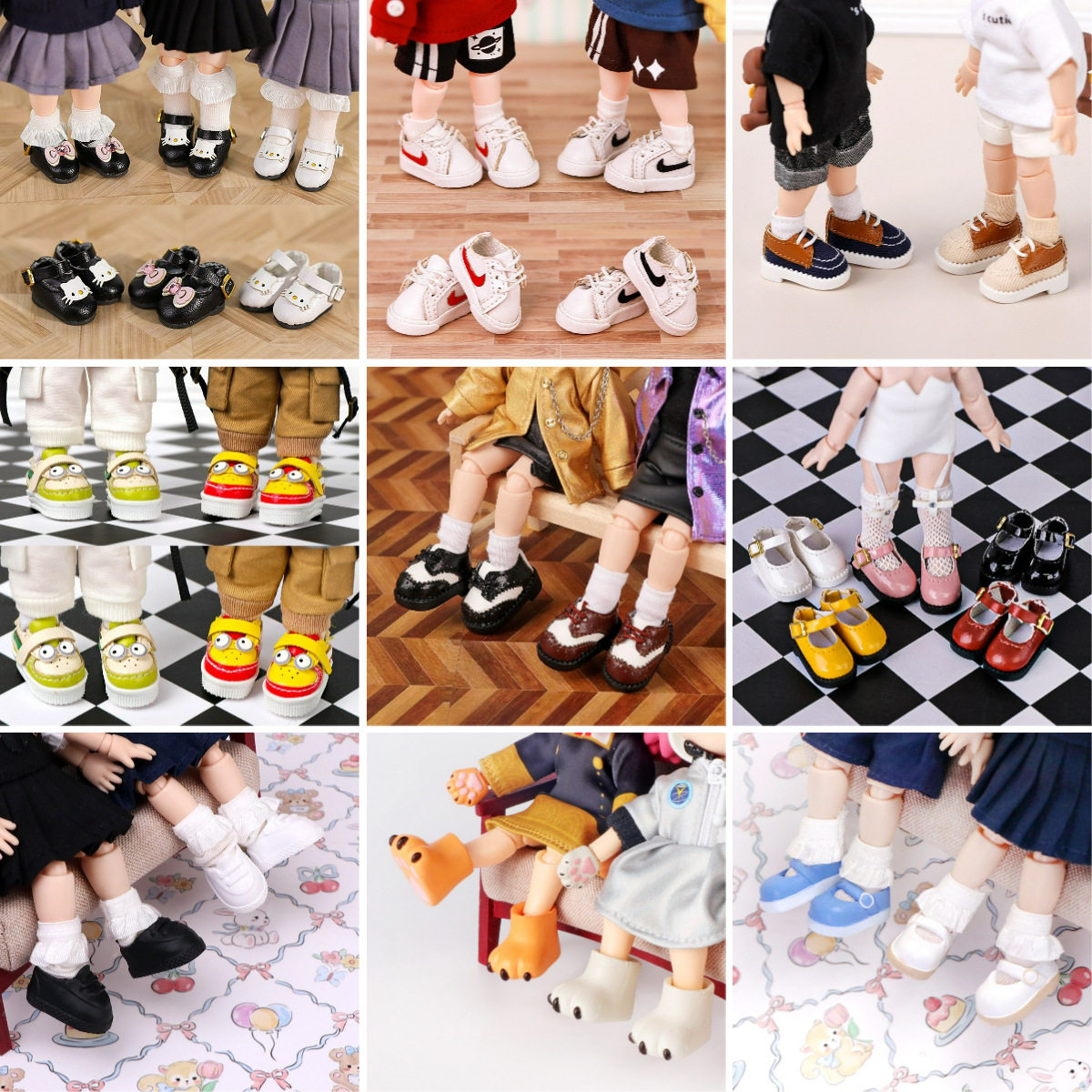 全系列ob11娃鞋 BJD靴子12分素体可穿娃鞋批发娃娃配饰GSC娃娃鞋,节庆用品/礼品,创意玩偶,淘宝优惠券,粉丝福利购,淘宝优惠卷