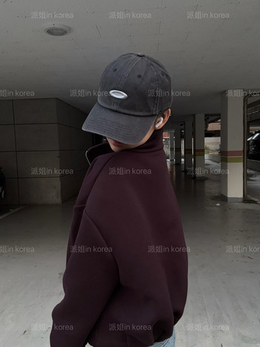 派姐inKorea欧克利Oakley潮流街头做旧水洗棒球帽鸭舌帽