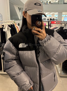 派姐in Korea北面白标25新1996休闲百搭90%鸭绒羽绒服男女NJ1DR63