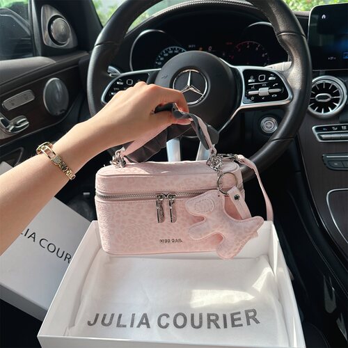 JULIA COURIER女包高级感石头纹盒子包包女2026新款单肩斜挎手提