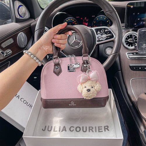JULIA COURIER女包轻奢撞色贝壳包包女新款潮单肩斜挎手提包通勤