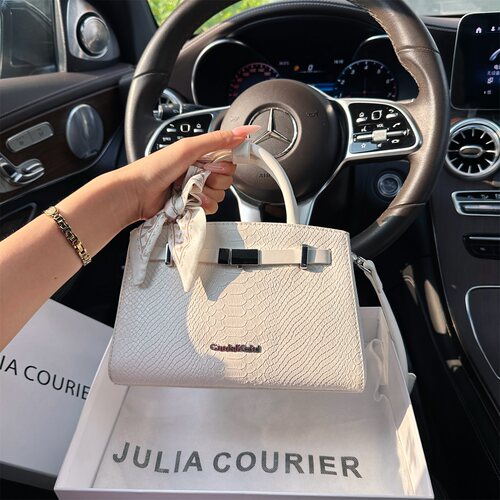 JULIACOURIER鳄鱼纹手提包折扣