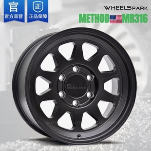 美国METHOD轮毂17寸MR316坦克300普拉多猛禽18寸F150撼路者DMAX