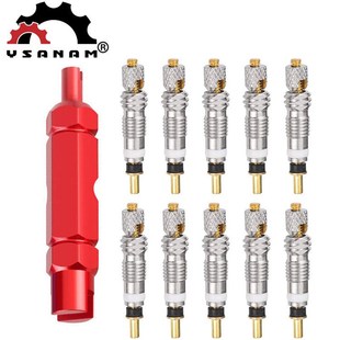 自行车法嘴气门芯工具组合公路气嘴芯真空胎气嘴拆装