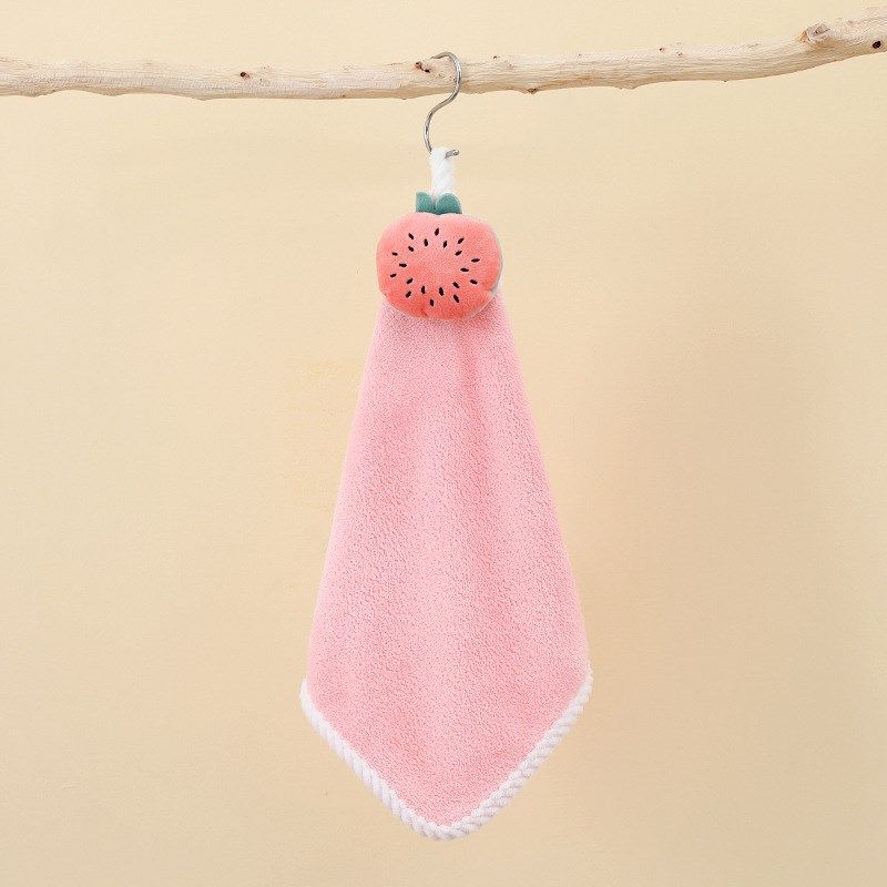 珊瑚绒擦手巾卡通挂式棒棒糖擦手毛巾加厚吸水速干厨房卫生间抹布,家庭/个人清洁工具,厨房擦手巾,淘宝优惠券,粉丝福利购,淘宝优惠卷