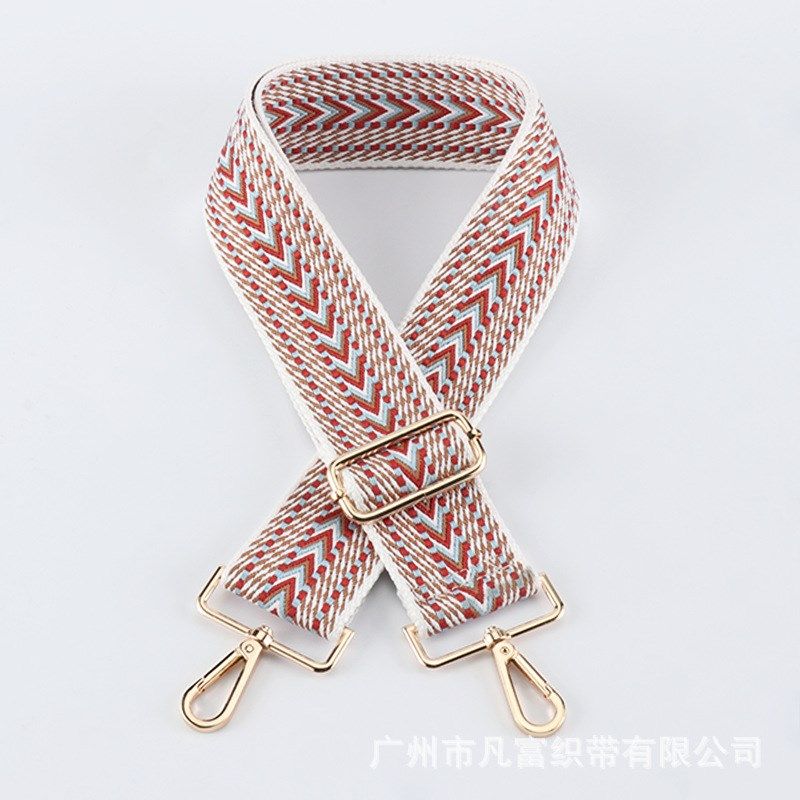 宽肩带包带新款5cm加宽V字提花包带民族风刺绣可调节肩带配件,服饰配件/皮带/帽子/围巾,包带,淘宝优惠券,粉丝福利购,淘宝优惠卷