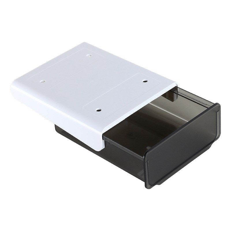 严选桌下收纳盒免打孔办公室书桌底办公用品隐形抽屉式桌面整理盒,收纳整理,桌面收纳盒,淘宝优惠券,粉丝福利购,淘宝优惠卷