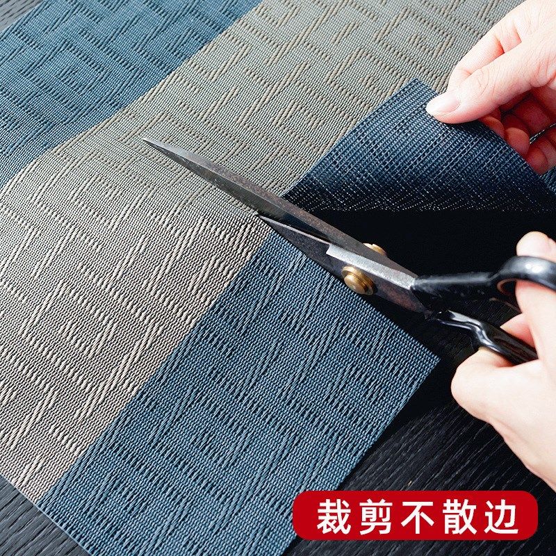 新中式茶席禅意 pvc茶垫桌旗桌布编织中国风茶盘垫茶几垫桌巾,居家布艺,桌旗,淘宝优惠券,粉丝福利购,淘宝优惠卷